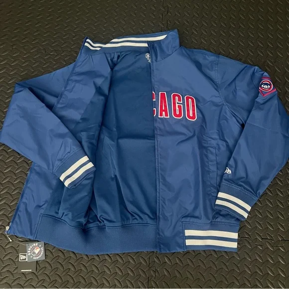Chicago Cubs New Era Full Zip Jacket Size Medium - Picture 3 of 5